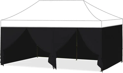 Miniatura 12 de ABCCANOPY Pared lateral 10x10, azul (solo 4 paredes, NO incluye marco y parte superior)