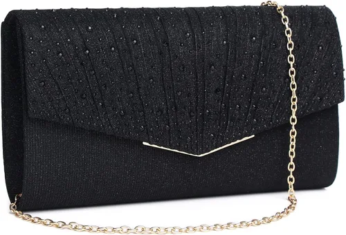 Bolsos de noche para mujer, con lentejuelas y purpurina para mujer, bolso de mano brillante, bolso formal para boda, fiesta, baile de graduación