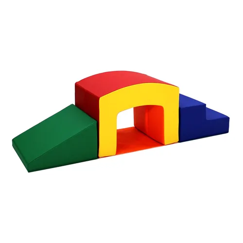 FDP SoftScape Playtime Grow-n-Learn - Escalador de túnel para niños pequeños