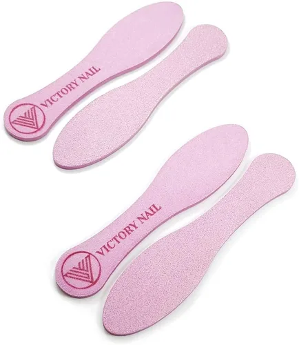Miniatura 7 de 1PCS lima de pie rosa de cerámica de grano medio y áspero eliminación de callos de doble cara