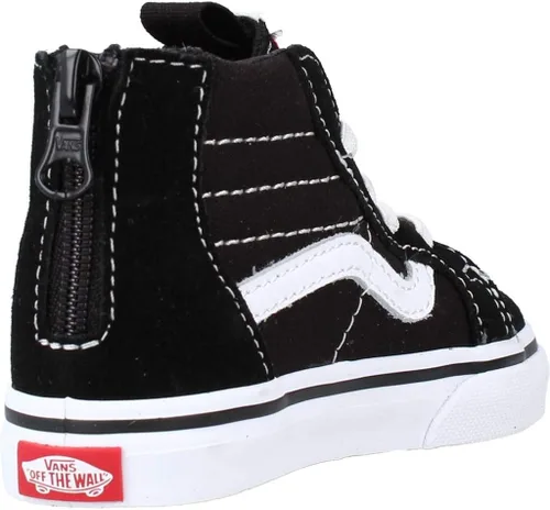 Miniatura 3 de Vans SK8-HI - Cremallera para niño (color negro y blanco), Multi, 8.5 bebé mayor