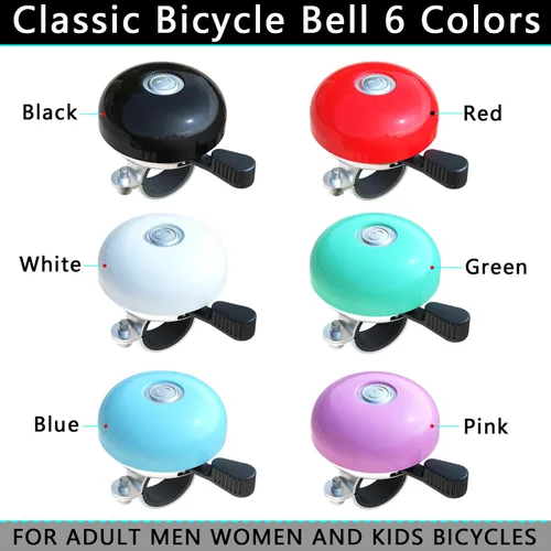 Miniatura 6 de Greallthy Campana de bicicleta clásica para adultos y jóvenes, campana de bicicleta para manillar para adultos, accesorios de campana de bicicleta