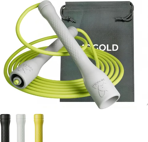 Miniatura 14 de Cuerda de Saltar para Entrenamiento, Cuerda de Saltar de PVC de 5mm, Longitud Ajustable con Manijas a Prueba de Rompimiento, Ideal