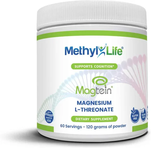 Miniatura 5 de Methyl-Life MAGTEIN® L-THREONATE Brain Magnesio Polvo – 4.23 oz – 60 porciones
