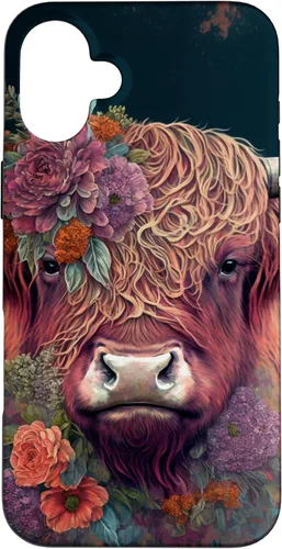 Miniatura 22 de Funda para iPhone SE (2020) / 7 / 8 Western Boho Highland Cow Farmer Lover