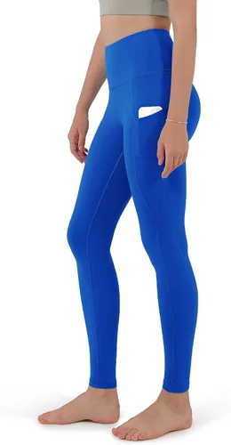 ODODOS - Leggings capri de cintura alta, con bolsillos, control de abdomen, para mujer, no se transparentan, para yoga, entrenamiento, deportes o