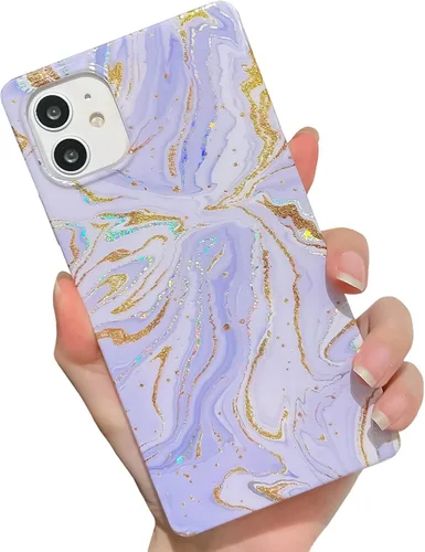 Miniatura 45 de Elegante concha de madre perla compatible con iPhone 13 Pro de 6.1 pulgadas, estuche de borde rectangular, elegante y delgado, con perla de abulón