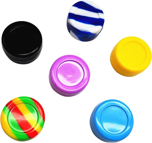 Miniatura 7 de Gentcy contenedores de silicona para aceite de cera concentrado, 3 ml, Multicolor
