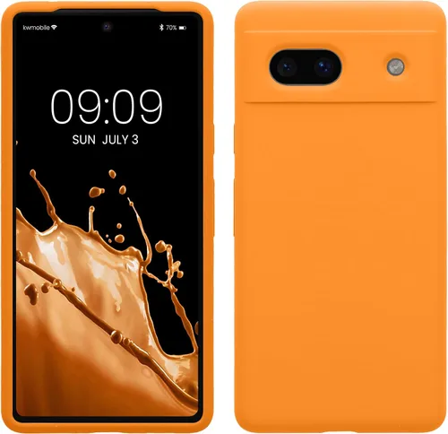 Miniatura 21 de kwmobile Funda Compatible con Google Pixel 6 Pro - Funda de Teléfono de Silicona TPU con Acabado Suave - Azul Caribe