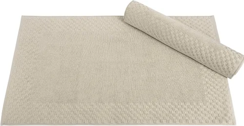 Classic Turkish Towels CTT - Juego de 2 alfombras de baño 100% algodón, antideslizantes, cómodas y altamente absorbentes, lavables a máquina, 20 x