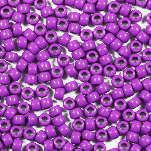 Miniatura 11 de 1000 cuentas de pony negras de 0.236 x 0.32 pulgadas para pulseras, trenzas de pelo y manualidades de bricolaje, solo para uso en manualidades