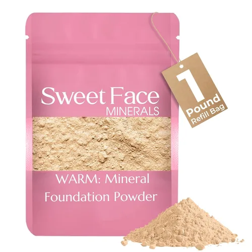 Miniatura 23 de Sweet Face Minerals - Recambio de polvo de base (BEIGE) (bolsa de 0.42 oz) por Sweet Face Minerals, polvo de maquillaje ligero y mineral suelto