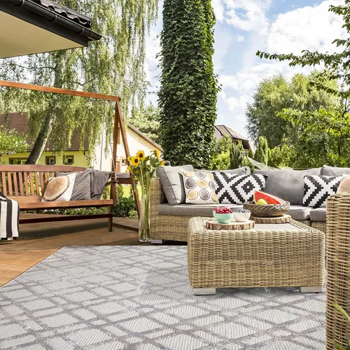 Miniatura 19 de SUPERIOR - Alfombra de interior y exterior, perfecta para patio, dormitorio, cocina, sala de estar, entrada, cuarto de juegos, guardería, cubierta