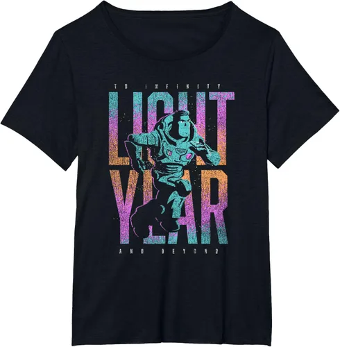 Miniatura 25 de Disney Pixar Lightyear Buzz Lightyear To Infinity And Beyond Camiseta, Negro