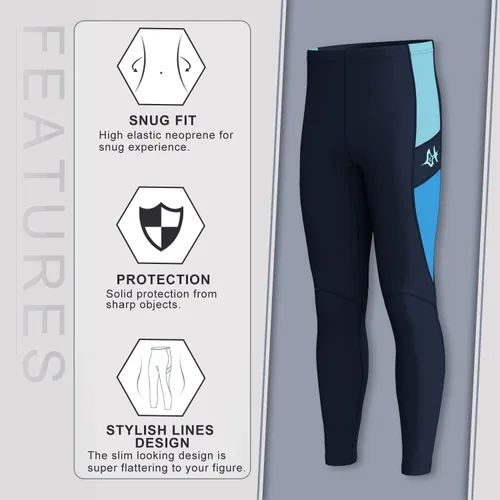 Miniatura 3 de GoldFin Pantalones cortos de neopreno para hombres y mujeres, pantalones de neopreno de 0.069 pulgadas/0.118 pulgadas para deportes acuáticos, surf