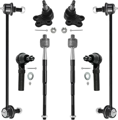 Miniatura 72 de Detroit Axle – Kit de suspensión delantera para Hyundai 2013-2018 Santa Fe 2 enlaces de barra de estabilizador 4 varillas de amarre interiores