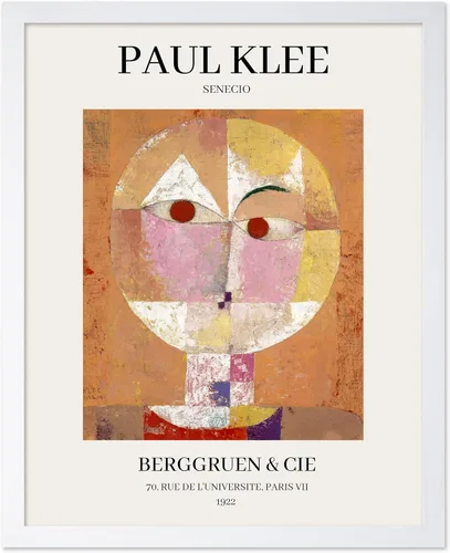 Miniatura 28 de Poster Master Póster vintage de Paul Klee – Impresión retro de cómicos – Arte de dibujo – Arte abstracto – Regalo para hombres y mujeres – Estilo-09