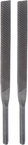 HARFINGTON Juego de 2 limas planas neumáticas de 0.197 in x 3.031 in, rodamiento endurecido, acero de corte grueso, herramientas manuales para