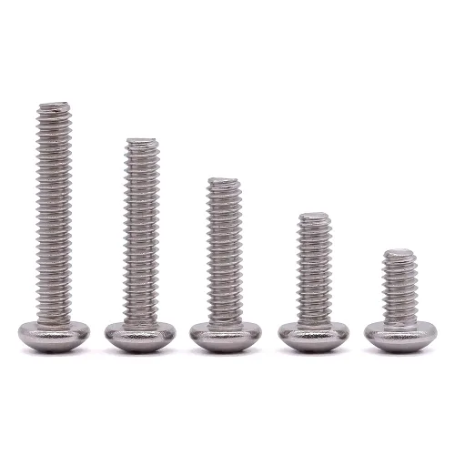 Miniatura 6 de Tornillo de máquina de cabeza cilíndrica #2-56 x 1/4", ranurado Phillips, acero inoxidable 304 18-8, acabado brillante, rosca completamente