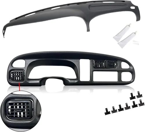 Miniatura 12 de ECOTRIC Cubierta para salpicadero Compatible con camionetas Dodge Ram 1500 de 1998 a 2001, Dodge Ram 2500 Base/Dodge Ram 3500 Base de 1998 a 2002