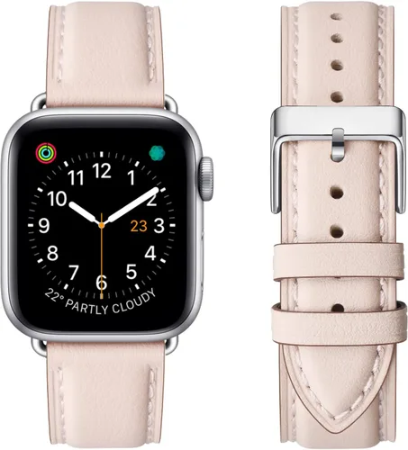 Miniatura 22 de Bandas cuadradas compatibles con Apple Watch de 38 mm, 40 mm, 41 mm, 42 mm, 44 mm, 45 mm, 49 mm, correa de muñeca de cuero genuino para iWatch SE