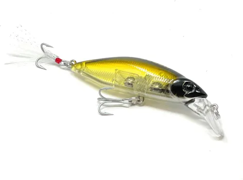 Miniatura 3 de VENSE La Bala Minnow Señuelo de pesca 2.756 in Super hundimiento agua dulce/agua salada dos anzuelos agudos 3X VMC Mod. 6504