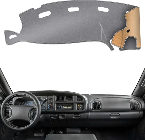 Miniatura 9 de Cubierta del Tablero Alfombrilla del Salpicadero Ajuste para Chevy Equinox 2024-2018 (Sin Modelos HUD), Alfombrilla del Tablero del Coche Negro