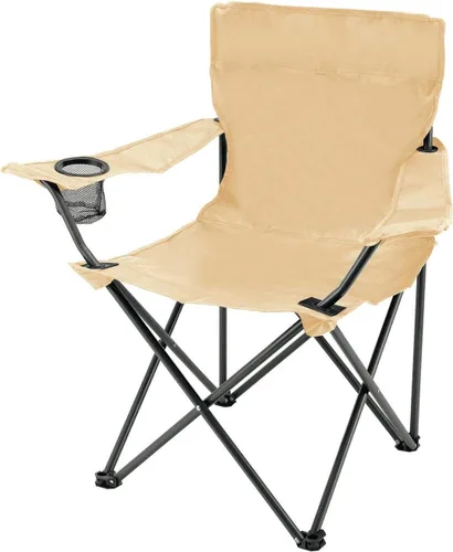 kakusee Silla de ocio portátil LL-10 con reposabrazos, capacidad de carga: 176,4 x 18,5 x 31,5 pulgadas (31.5 x 18.5 x 31.5 in), beige, resistente a