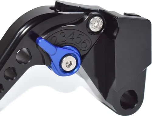 Miniatura 6 de Palanca de freno corta Palanca de embrague compatible con YAMAHA Fazer FZ-1 FZ-8 FZ-6 FZ-6R FZS600, aleación de aluminio CNC fabricada (negro)