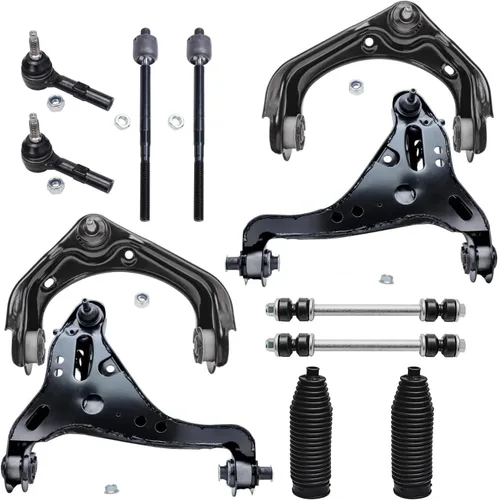 Miniatura 14 de Detroit Axle - Kit de extremo delantero para Ford 1998-2001 Explorer Mercury Mountaineer, 4 barras estabilizadoras delanteras y traseras, 2 brazos