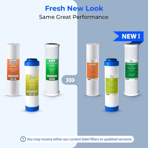 Miniatura 5 de iSpring F3 Juego de cartuchos de filtro de agua de reemplazo de prefiltro certificado NSF de 6 meses para sistemas estándar de ósmosis inversa RO