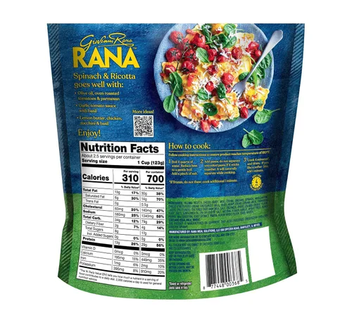 Miniatura 2 de Rana Meal Giovanni - Ravioles de ricotta de espinacas, 10 onzas