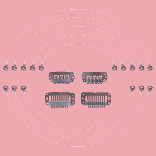 Miniatura 13 de WENNALIFE Extensiones de cabello con pestañas de cinta de repuesto de doble cara, sin residuos, transparentes para extensiones adhesivas, 72 Cinta