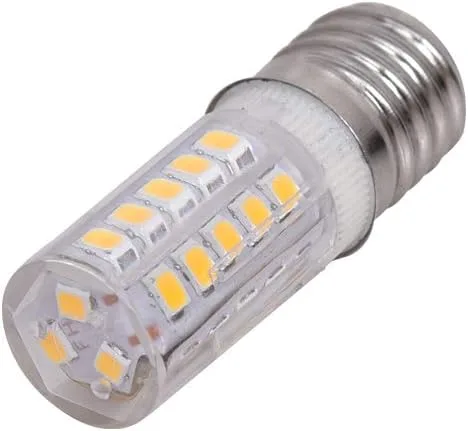 Miniatura 7 de Nobranded Bombilla LED E17, equivalente a bombilla halógena de 40 W, regulable, bombilla para microondas y máquina de fumar, AC110-130V 4W blanco