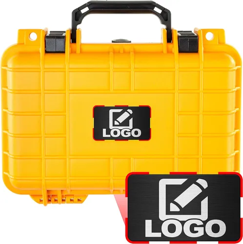 Miniatura 5 de Eylar Caja rígida para equipo de protección y cámara con placa de logotipo personalizada, caja seca impermeable con espuma de 11.6 pulgadas, 8.3