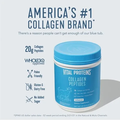 Miniatura 3 de Vital Proteins Péptidos de colágeno + belleza, 7.37 onzas