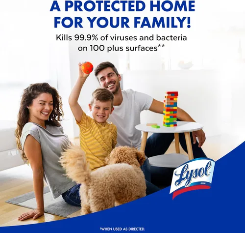Miniatura 4 de Lysol Aerosol desinfectante, suministros de limpieza esenciales para el hogar, aerosol multiusos para habitaciones, aerosol desinfectante