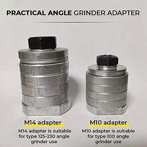 Miniatura 5 de Amoladora angular a máquina ranuradora, convertidor adaptador de taladro de tornillo, cabezal de conversión M10/M14 para máquina ranuradora variable