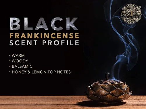 Miniatura 5 de Royal Frankincense Polvo de resina de incienso negro orgánico certificado Hojari de Omán (Boswellia Sacra) (1 lb/libra)