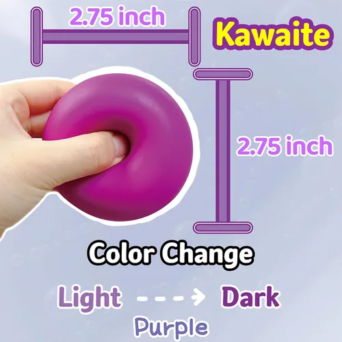 Miniatura 3 de Bola de Masa Blanda para Jugar Fidget (1 Paquete) Bolas de Estrés Estiraderas para Niños y Adultos, Lindas y Suaves Bolas de Estrés que Cambian
