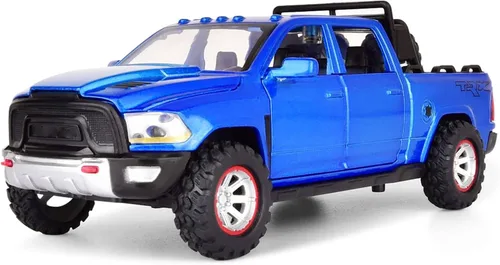 Miniatura 9 de Camioneta de juguete para niños de 4 a 7 años, modelo de metal fundido a presión, camiones de juguete con puertas abiertas, autos de juguete