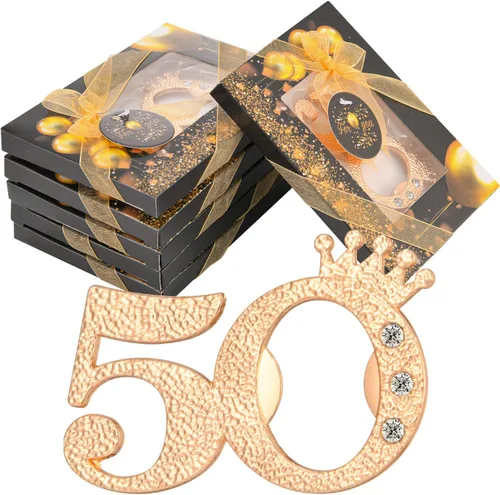 50 paquetes de 50 abrebotellas para fiestas de cumpleaños número 50, regalos o recuerdos para invitados, 50 aniversario de boda, fiesta temática