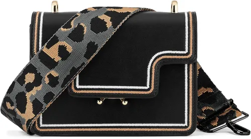 Miniatura 104 de ZOOEASS Hebillas de níquel Correa ancha para el hombro ajustable de repuesto para cinturón de pistola, hebilla de guitarra estilo bandolera