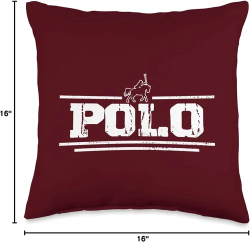 Miniatura 4 de Polo envejecido regalos para los amantes de los caballos y los animales Western Horse Polo Regalos Práctica Vintage Caballo Equitación, 16x16