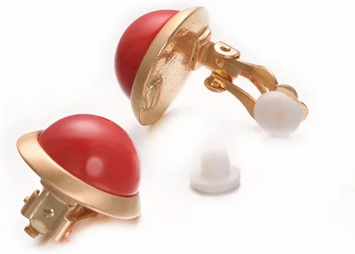 Miniatura 27 de Yoursfs Clip on Earrings for Women Round Faux Pearl Earrings Clipon 18K Gold Plated Non Pierced Earring Jewelry