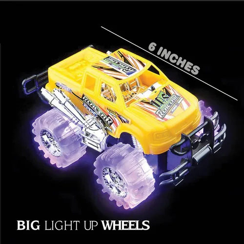 Miniatura 6 de ArtCreativity Juego de camiones monstruos iluminados y autobús escolar monstruo - Los mejores regalos para niños