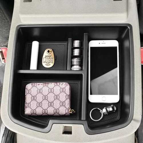 Miniatura 7 de HGWEI Organizador de consola central compatible con Chevy Silverado GMC Sierra Avalanche Tahoe Suburban Yukon Yukon XL 2007-2014, accesorios solo