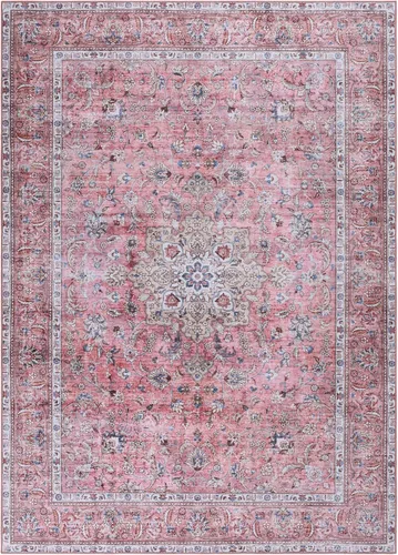 Miniatura 351 de GLN Rugs Traditional Collection - Alfombra de felpilla lavable a máquina, tradicional lavable, antideslizante, alfombra de felpilla de pelo corto