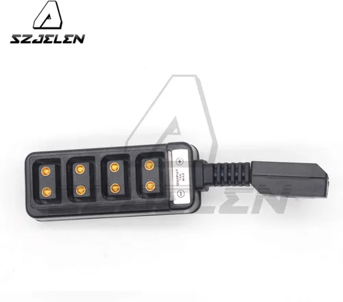 Miniatura 5 de Ultrashort Dtap Splitter,P-tap Splitter Cable,D-tap a 4 puertos P-tap D-tap Cable divisor para energía fotográfica,Receptáculo Dtap PowerTap