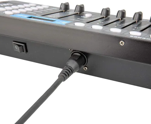 Miniatura 3 de Cable DMX 4 paquetes de cables XLR de 15 pies macho hembra DMX cables DMX DMX conector XLR de 3 pines, cable de iluminación DMX XLR para luces